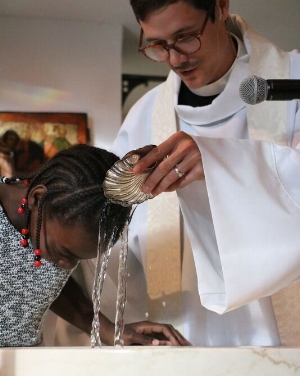 Students Baptized at Holy Innocents’ Chapel